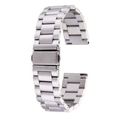 For Samsung Gear S2 Classic Smart Watch Butterfly Buckle 3 Beads Stainless Steel Watchband